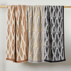 West Elm Made*Here New York Deco Skyscraper Cotton Throw
