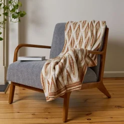 West Elm Made*Here New York Deco Skyscraper Cotton Throw