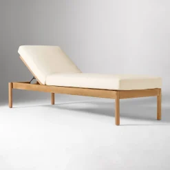 West Elm Mara Vista Outdoor Chaise Lounge & Side Table (18") Set