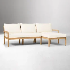 West Elm Mara Vista Outdoor 2-Piece Chaise Sectional Protective Covers