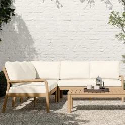 West Elm Mara Vista Outdoor 3-Piece L-Shaped Sectional (88")