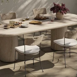 West Elm Marbella Indoor/Outdoor Dining Table (102")