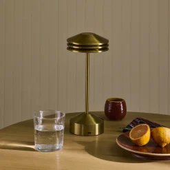 West Elm Marcus Samuelsson LED Cordless Layered Table Lamp (11")