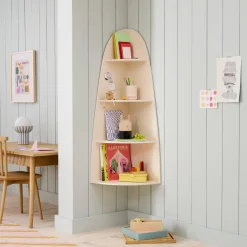 West Elm Margot Corner Bookshelf