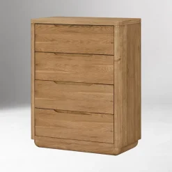 West Elm Mariselle Oak 4-Drawer Dresser (31")