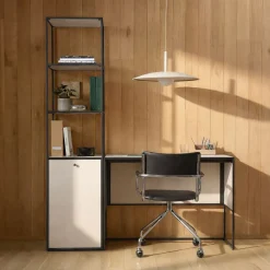 West Elm Marlowe Desk (42") & Narrow Shelf (18") Set