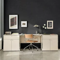 West Elm Marlowe Desk (42") & Storage Cabinet (30") Set