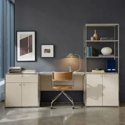 West Elm Marlowe Desk (42"), Wide Shelf (30") & Storage Cabinet (30") Set