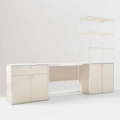 West Elm Marlowe Desk (42"), Wide Shelf (30") & Storage Cabinet (30") Set