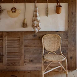 West Elm Maru Rattan Dining Side Chair