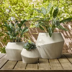 West Elm Mavis Ceramic Indoor/Outdoor Planters