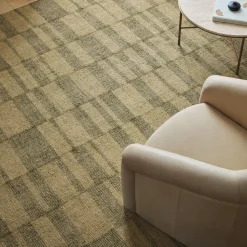 West Elm Melange Grid Flatweave Wool Rug