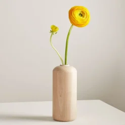 West Elm Melanie Abrantes Hardwood Vase - Tall
