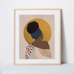West Elm Melissa Koby Framed Print - Head Up