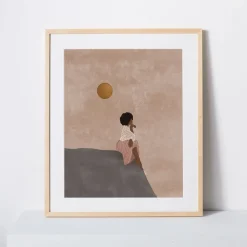 West Elm Melissa Koby Framed Print - Now What