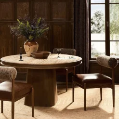 West Elm Menton Round Dining Table (55")