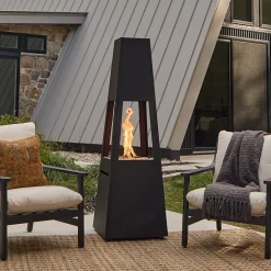 West Elm Merren Metal Chiminea Fire Pit (70")