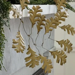 West Elm Metal Botanical Garland
