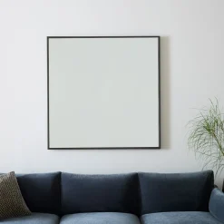 West Elm Metal Frame Square Wall Mirror