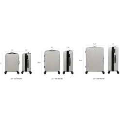 West Elm Metallic Carry On Luggage