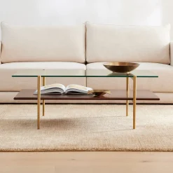 West Elm Mid-Century Art Display Coffee Table (–)