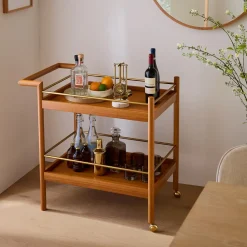 West Elm Mid-Century Bar Cart (32")