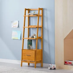 West Elm Mid-Century Bookshelf w/ Drawer (22")