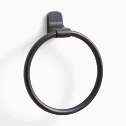 West Elm Mid-Century Contour Bath Hardware - Matte Black