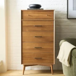 Kids West Elm Mid-Century 5-Drawer Dresser (27")