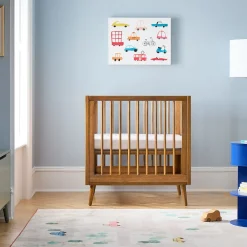Kids West Elm Mid-Century 5-in-1 Convertible Mini Crib