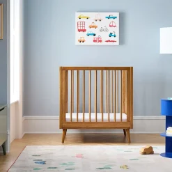 Kids West Elm Mid-Century 5-in-1 Convertible Mini Crib