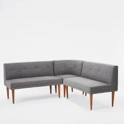 West Elm Mid-Century 3-Piece Banquette - Large