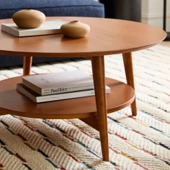 West Elm Mid-Century Round Coffee Table (36")