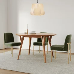 West Elm Mid-Century Rounded Extendable Dining Table (42"–80")