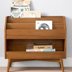 West Elm Mid-Century Toy Dump w/ Bookrack