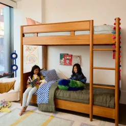 Kids West Elm Mid-Century Twin Bunk Bed