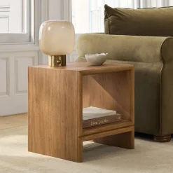 West Elm Miles Open Storage Side Table (18")