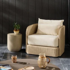 West Elm Milledgeville Outdoor Swivel Chair