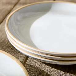 West Elm Mill Melamine Outdoor Salad Plate Sets