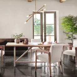 West Elm Modern Oak Rectangle Dining Table (84")