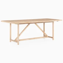 West Elm Modern Oak Rectangle Dining Table (84")