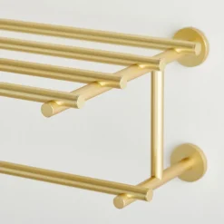 West Elm Modern Overhang Bathroom Rail Shelf