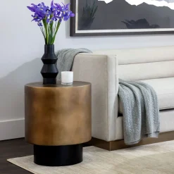 West Elm Modern Steel Side Table (18")