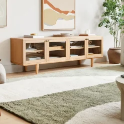 West Elm Modern Wave Shag Wool Rug