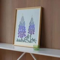 West Elm Molly M Framed Wall Print - Lupin