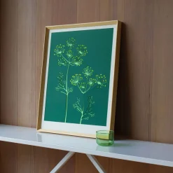 West Elm Molly M Framed Wall Print - Wild Fennel