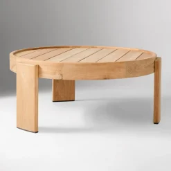 West Elm Monterey Outdoor Teak Coffee Table (36")
