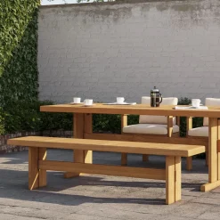 West Elm Monterey Outdoor Teak Dining Bench (66")
