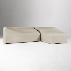West Elm Monterey Outdoor Teak 2-Piece Chaise Sectional Protective Cover