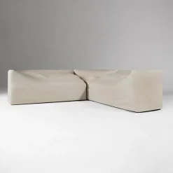 West Elm Monterey Outdoor Teak 3-Piece L-Shaped Sectional Protective Cover